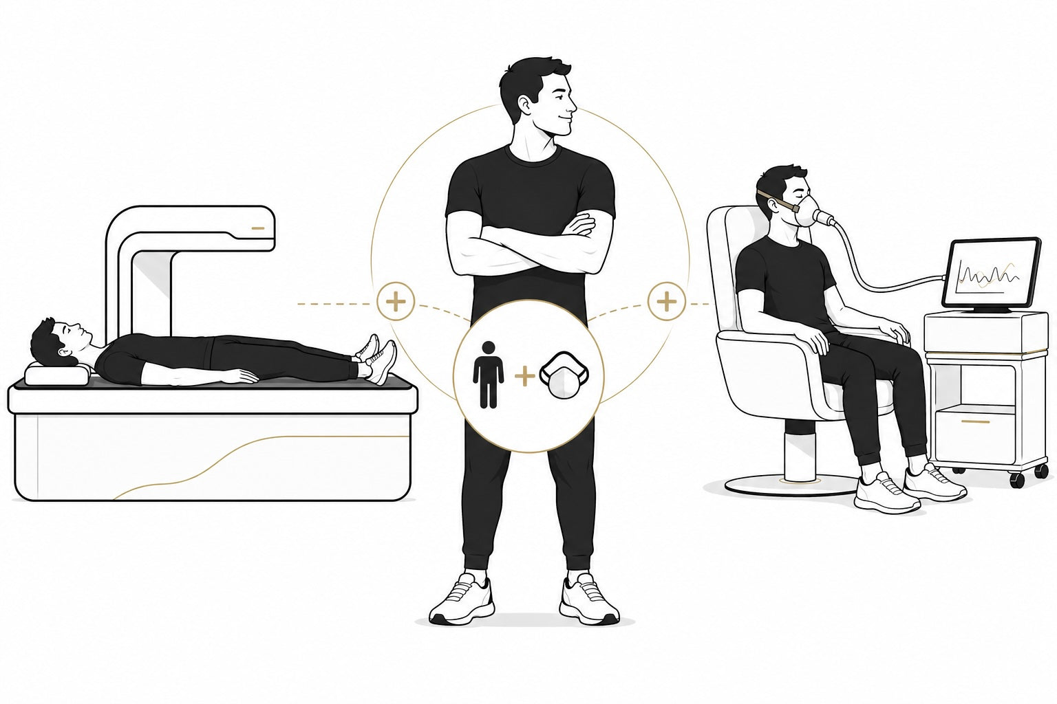 DEXA scan and RMR test bundle in Oldham | TELOMYX body composition plus resting metabolic rate at M60 Pilates Chadderton