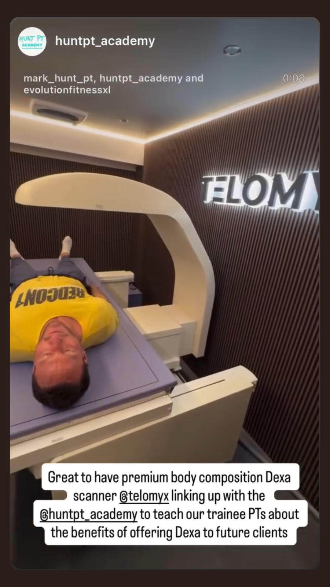 TELOMYX DEXA scan client story